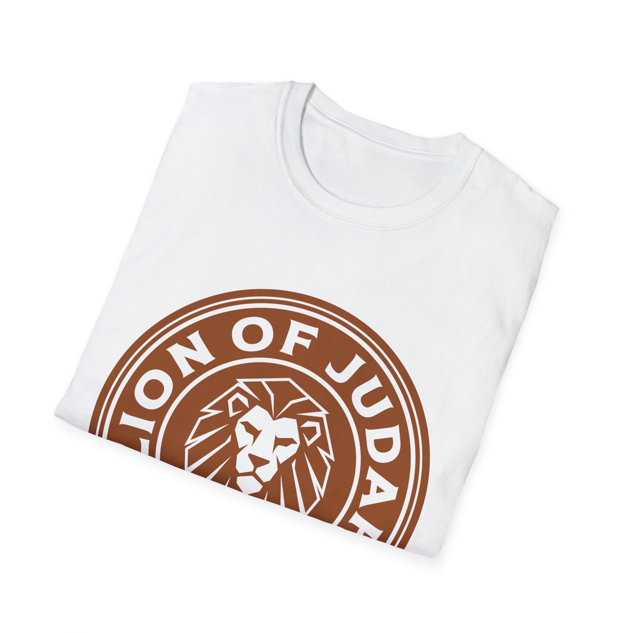 Lion of Judah T-Shirt — Christian Graphic Tee with Revelation 5:5 Badge