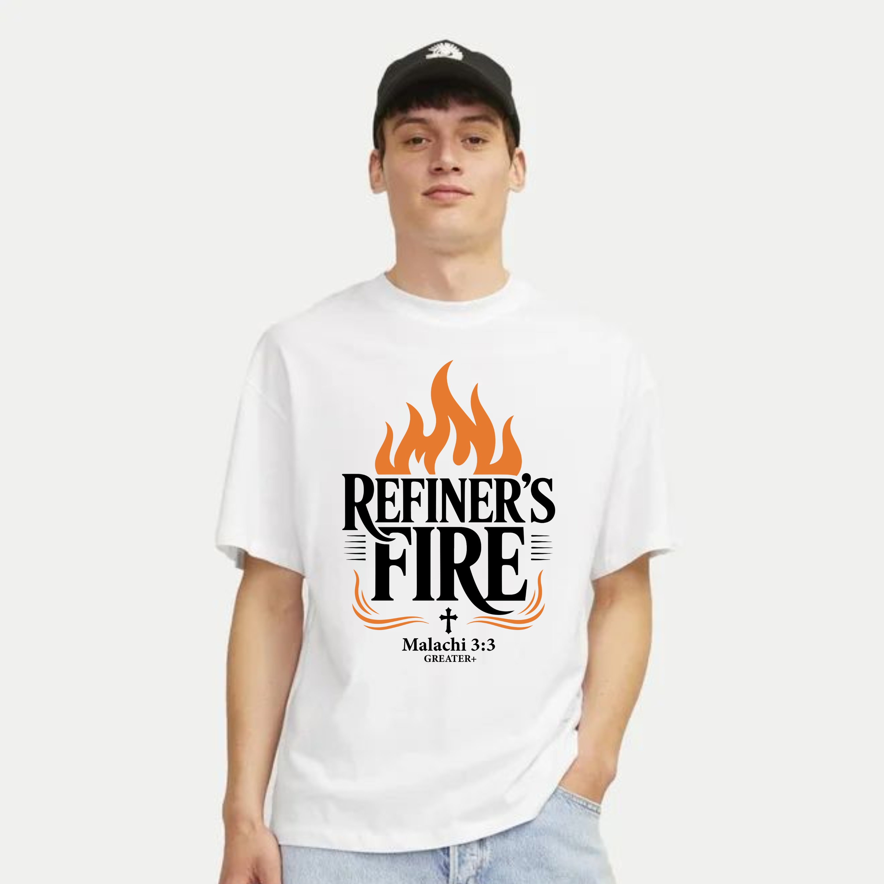 Refiner’s Fire – Strength & Majesty Flame Tee