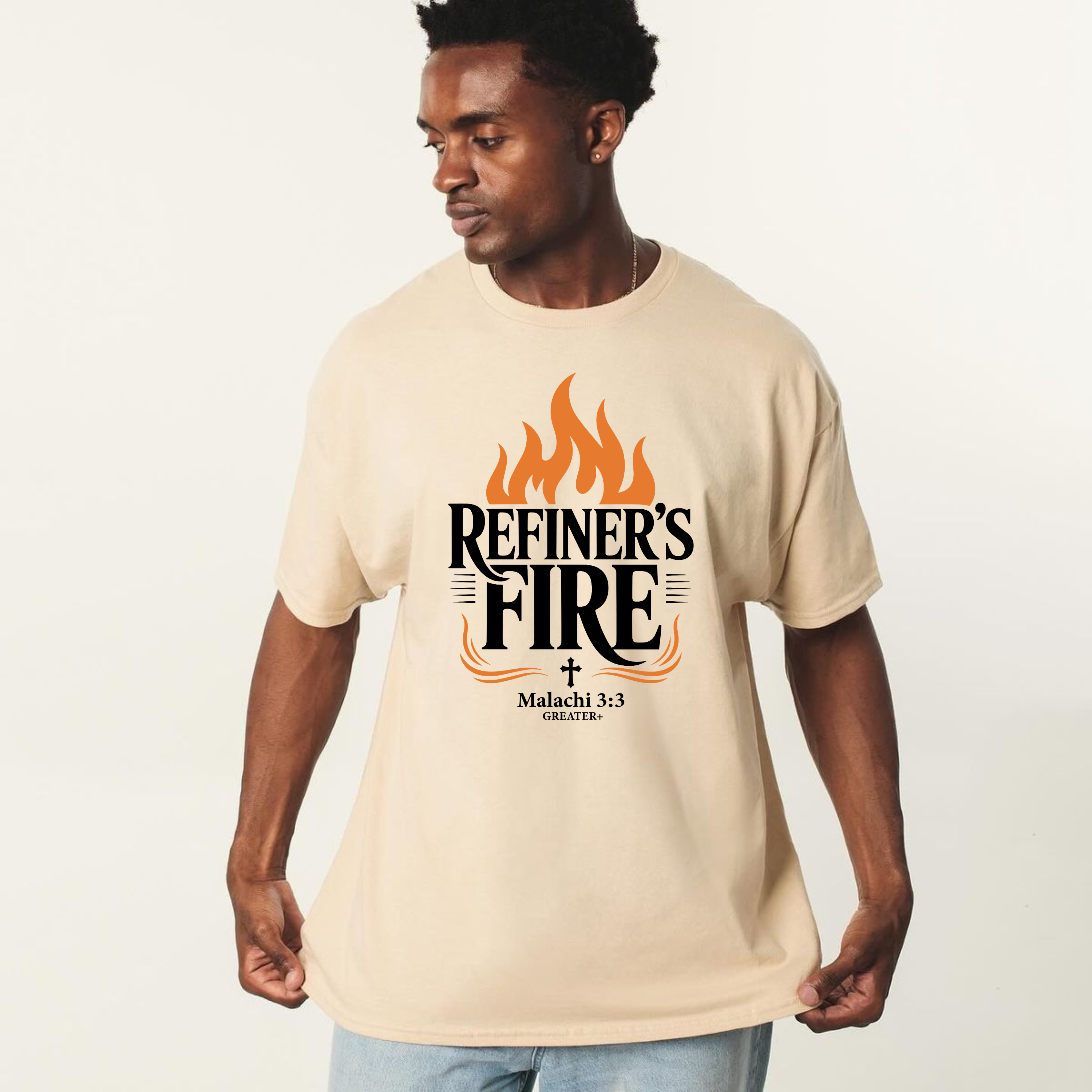 Refiner’s Fire – Strength & Majesty Flame Tee
