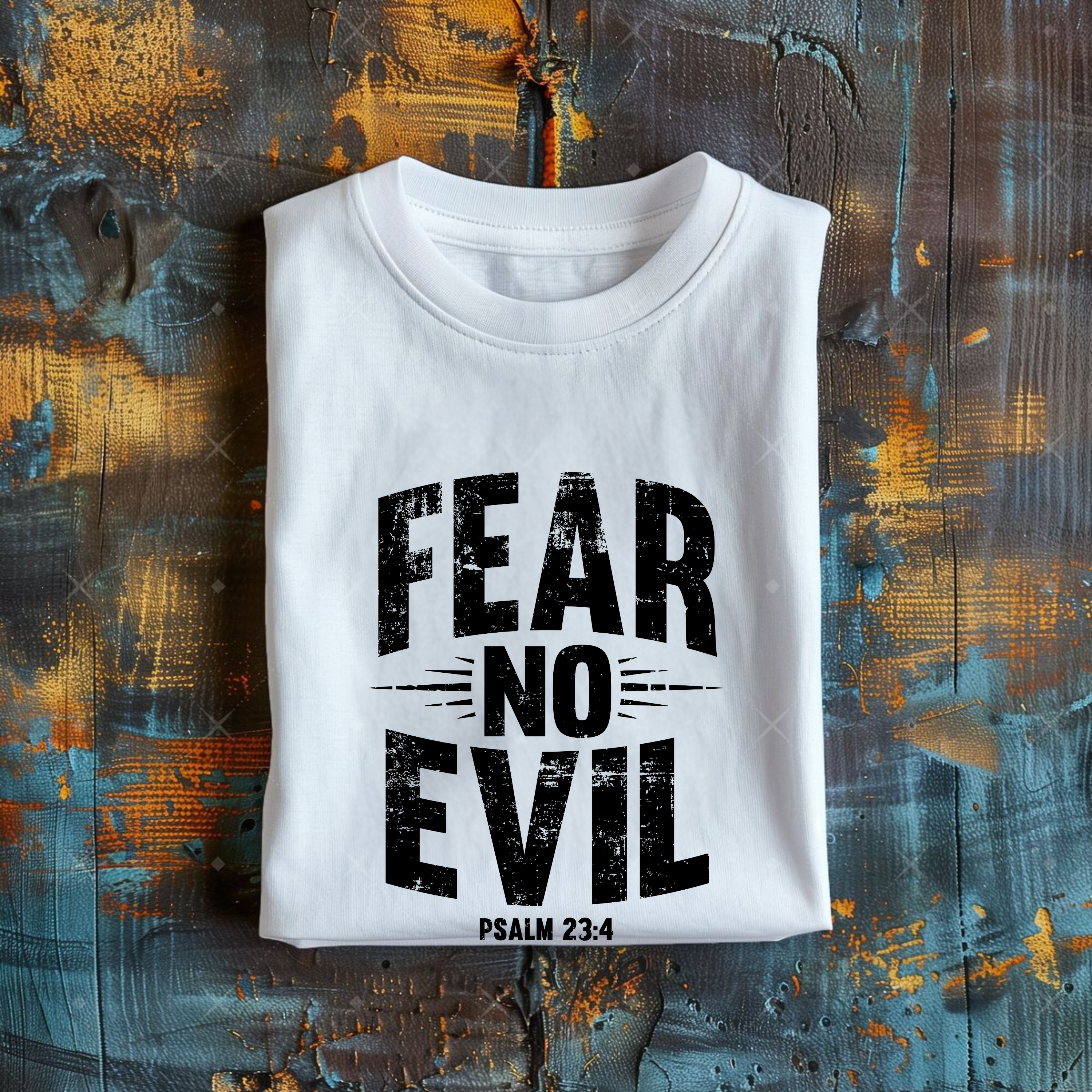 Fear No Evil – Strength & Majesty Text Tee