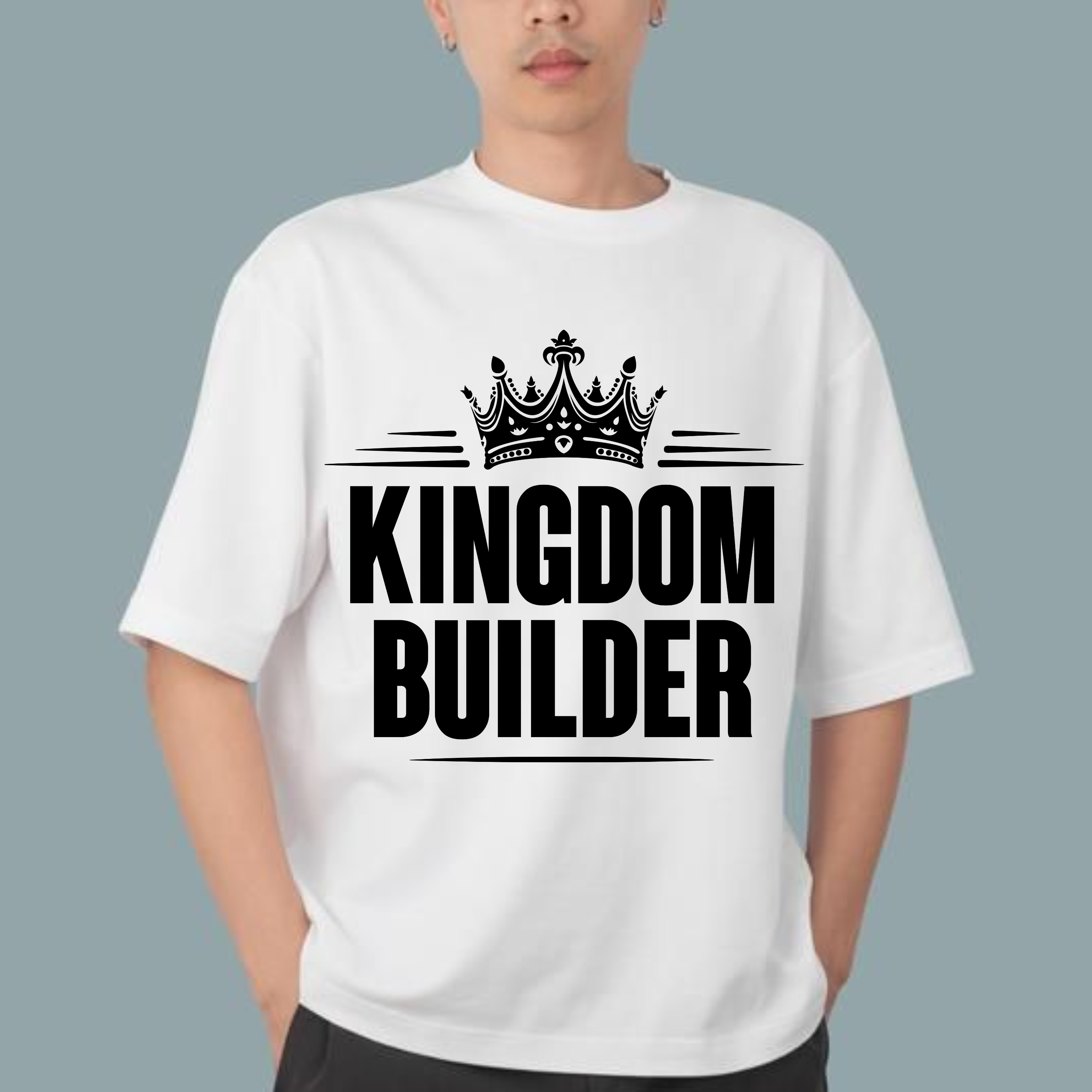 Victory Is His – Kingdom & Crown Wordmark Tee
