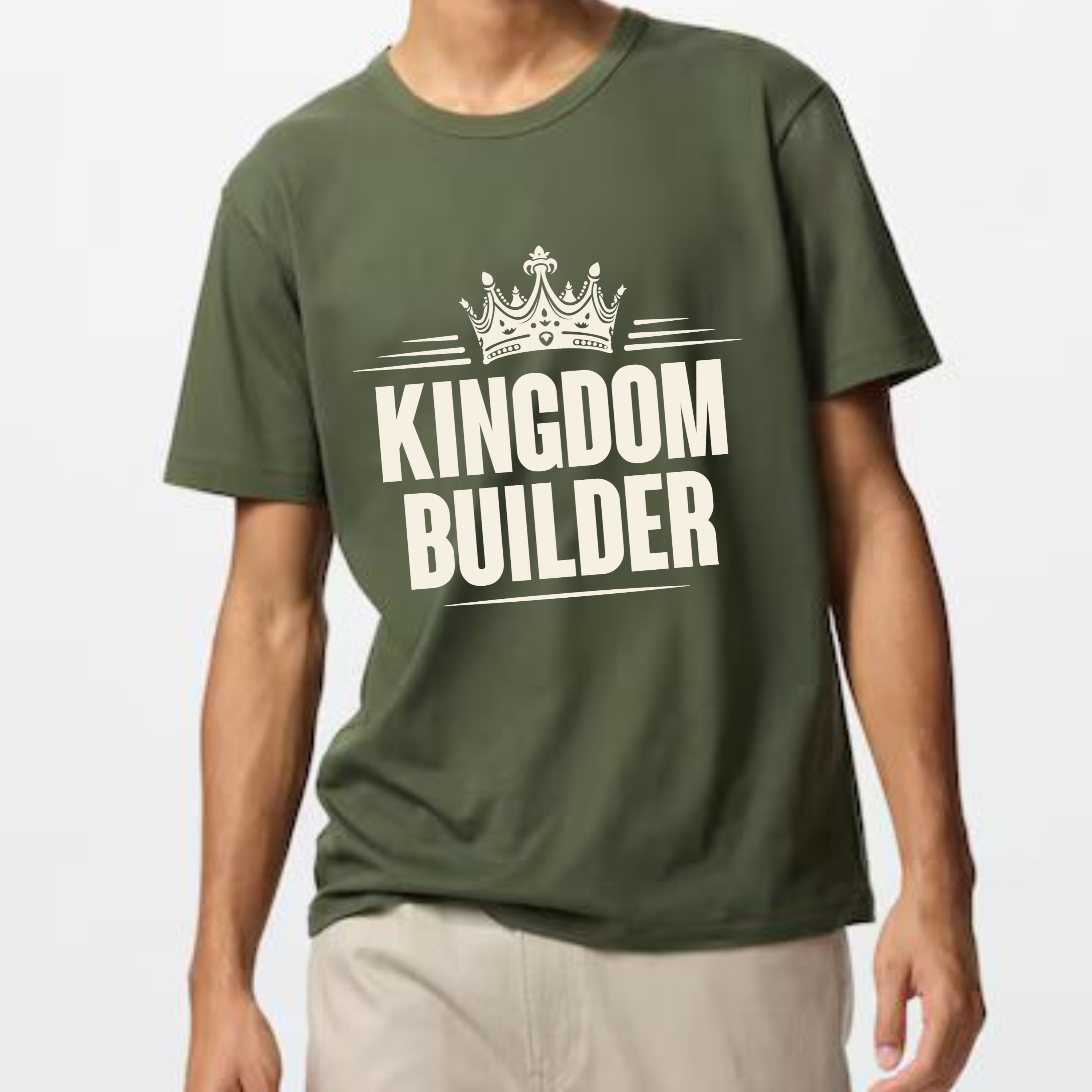 Victory Is His – Kingdom & Crown Wordmark Tee