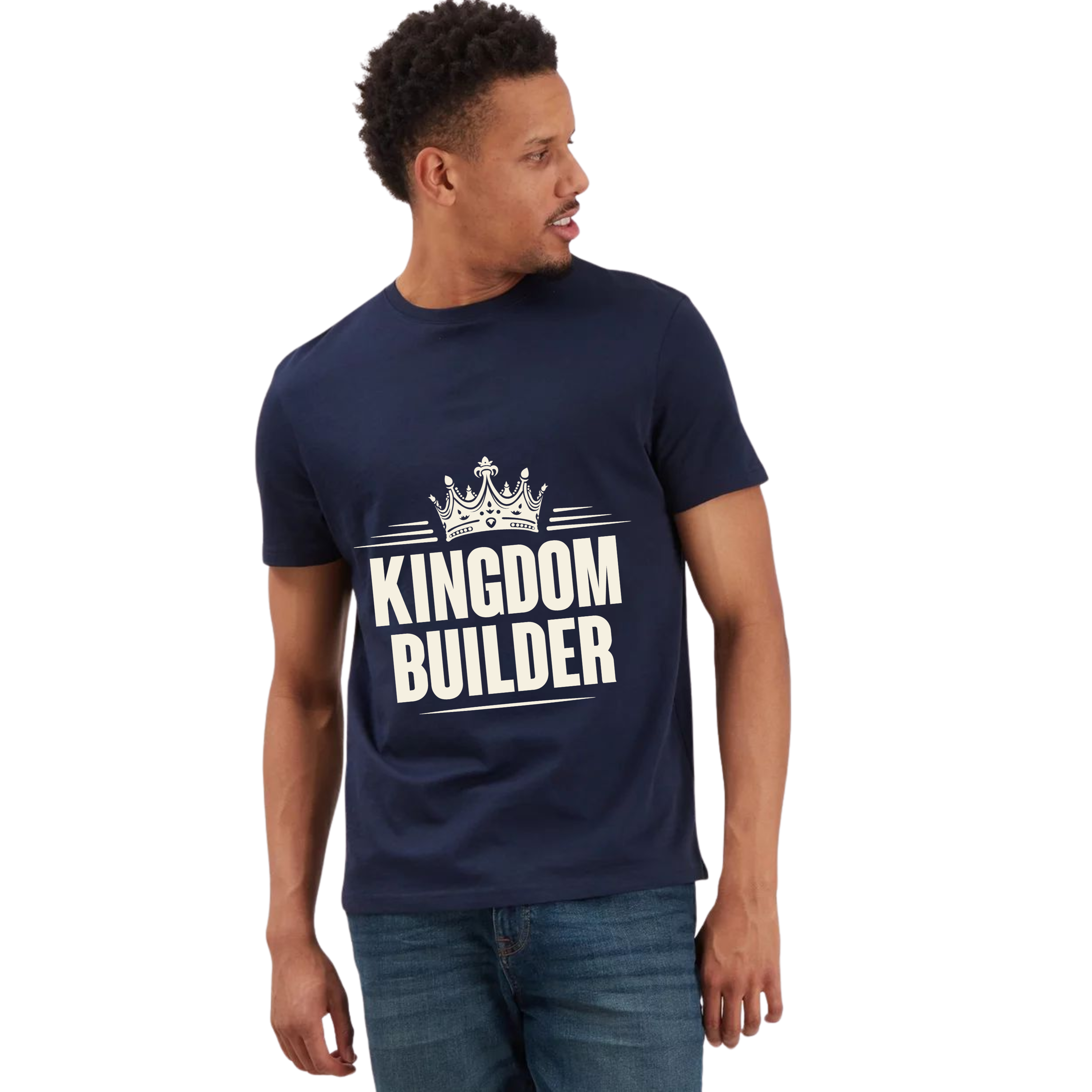 Victory Is His – Kingdom & Crown Wordmark Tee