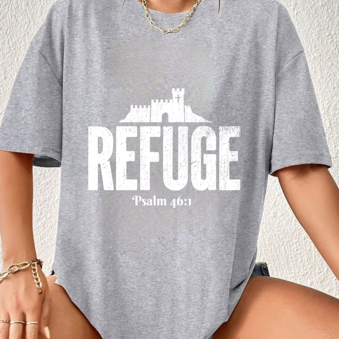 Refuge – Psalm 46:1 Faith + Strength Castle Tee