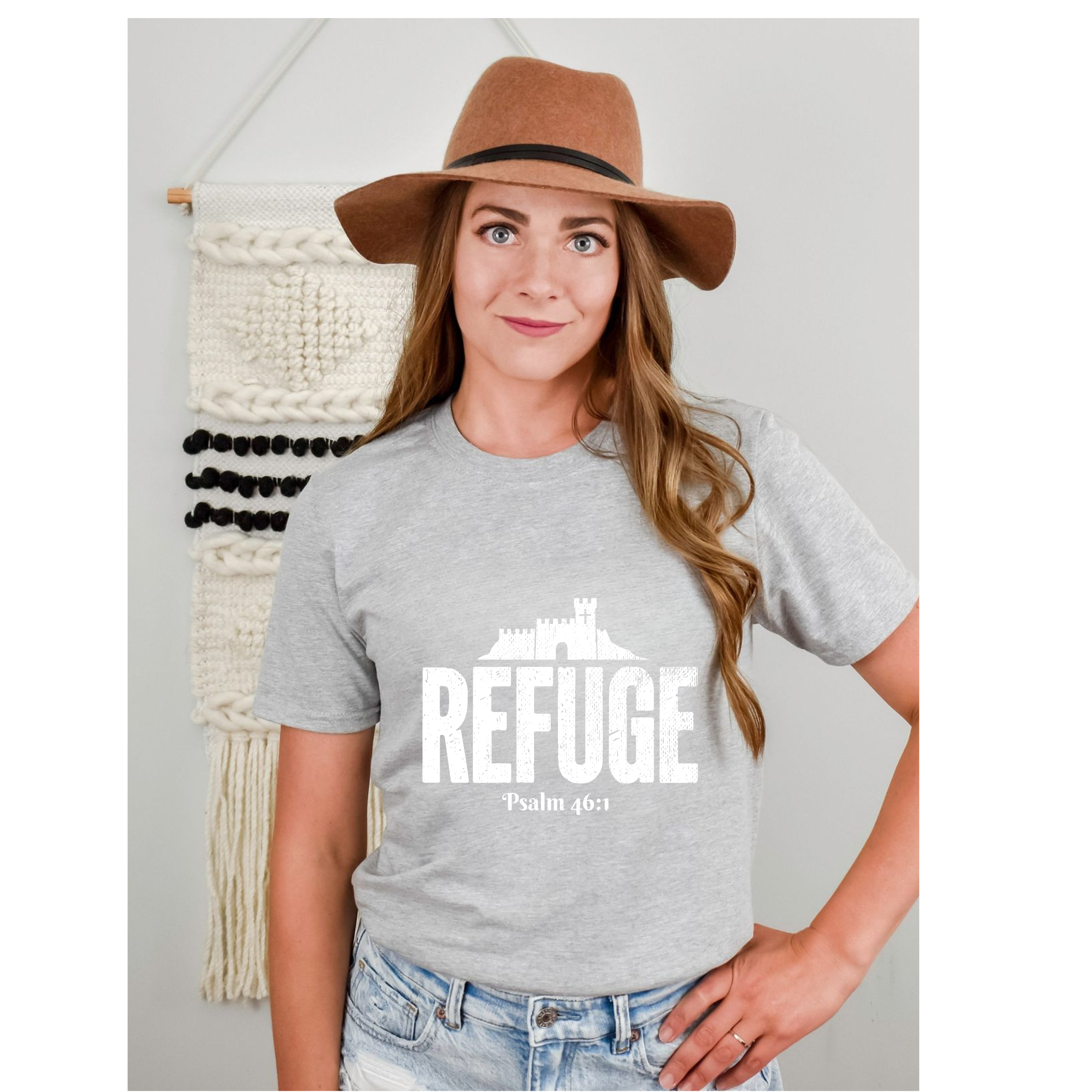 Refuge – Psalm 46:1 Faith + Strength Castle Tee