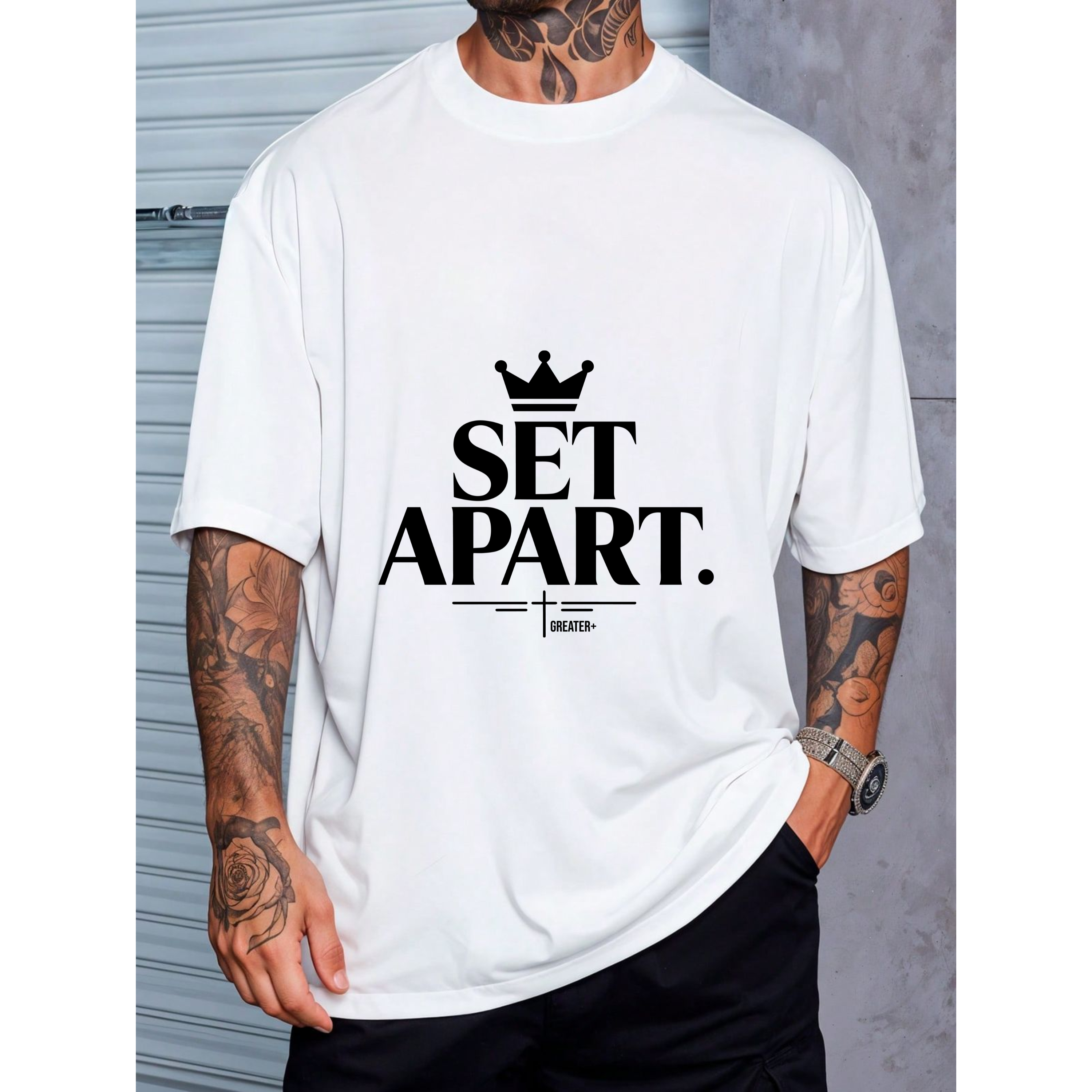 Set Apart – Kingdom & Crown Wordmark Tee
