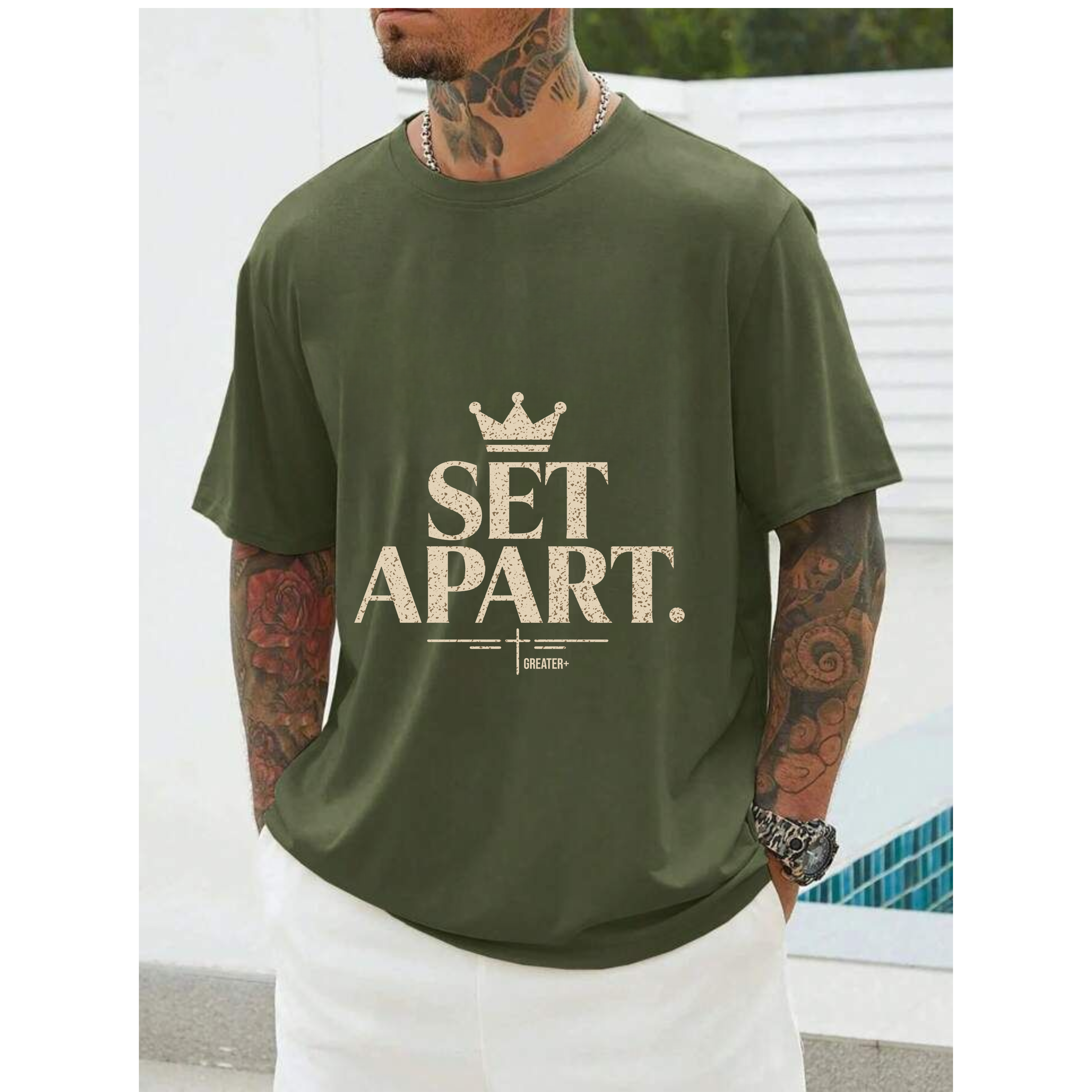 Set Apart – Kingdom & Crown Wordmark Tee