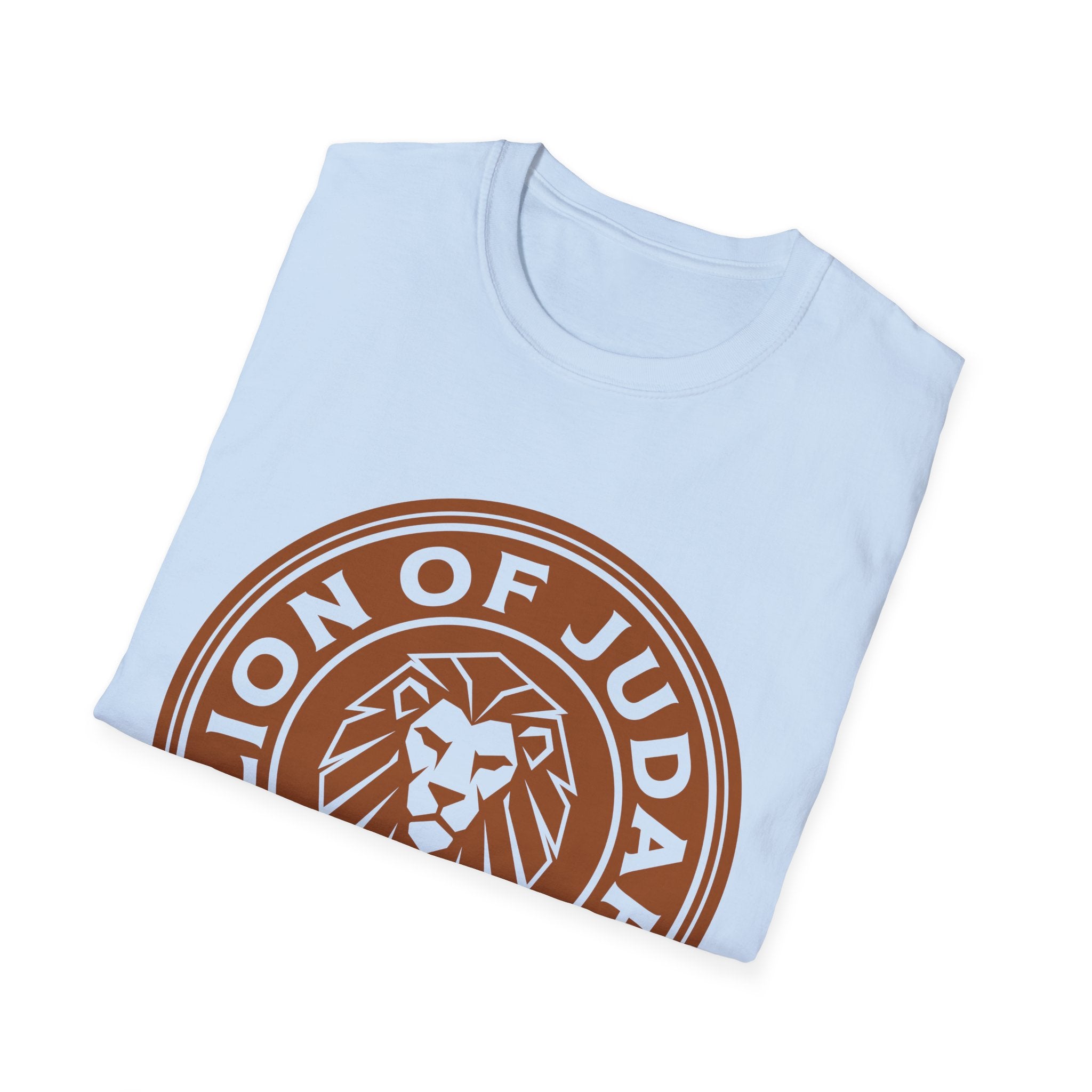 Lion of Judah T-Shirt — Christian Graphic Tee with Revelation 5:5 Badge